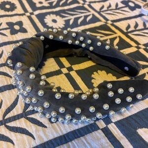 Lele Sadoughi Pearl Embellished Headband